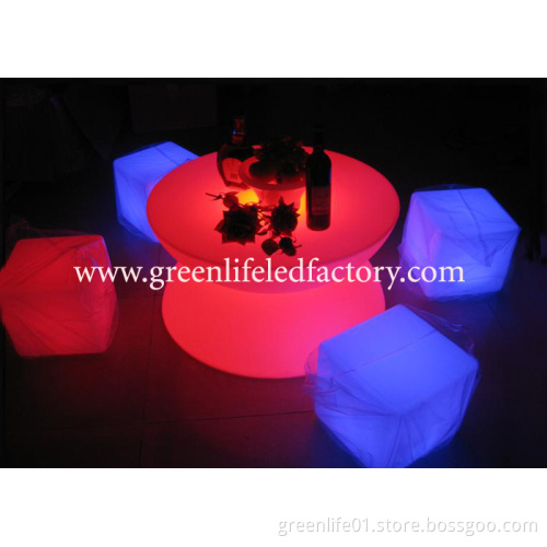 16color Changing, Gl-Ct812A Modern LED Coffee Table, LED Round Coffee Table